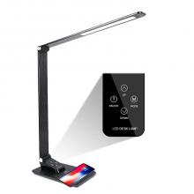  TL2112BK - Q1 Wireless charging Table Lamp with color temperature adjustment 3000k-6000k, In Black